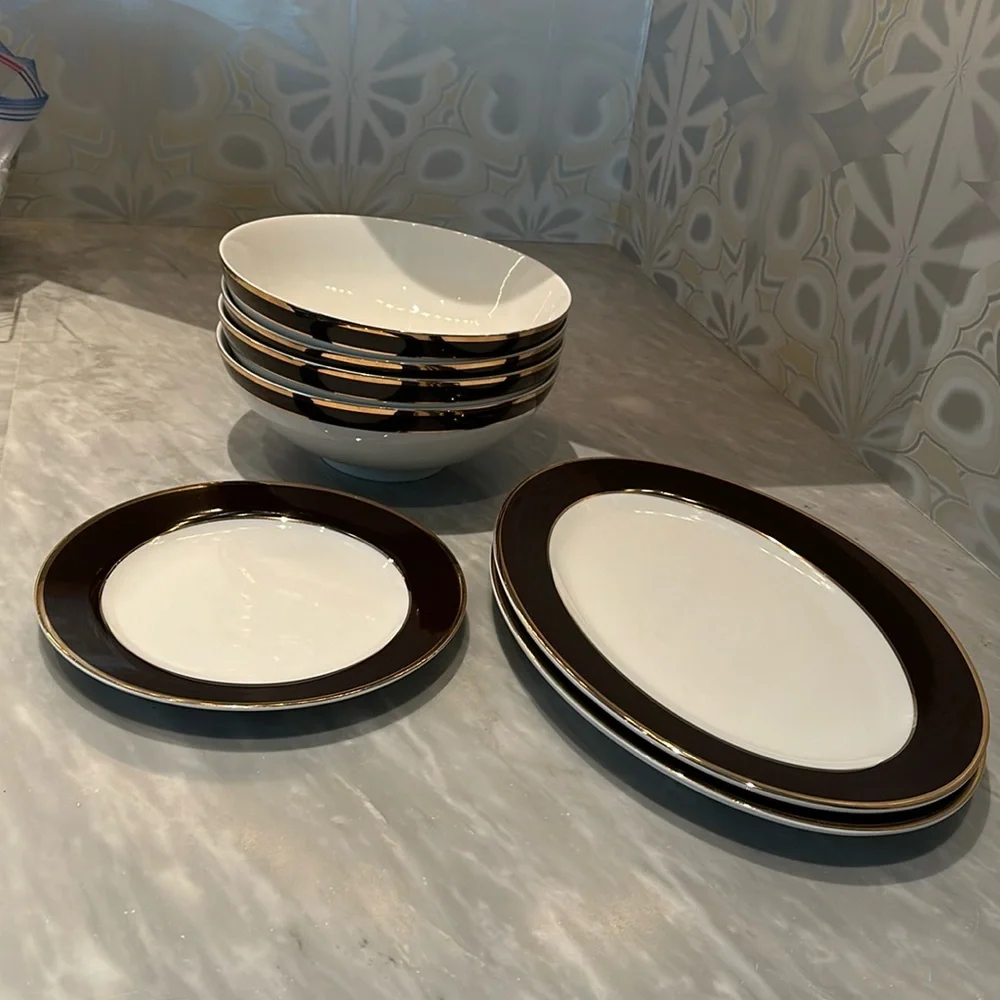 Z Gallerie serving set.